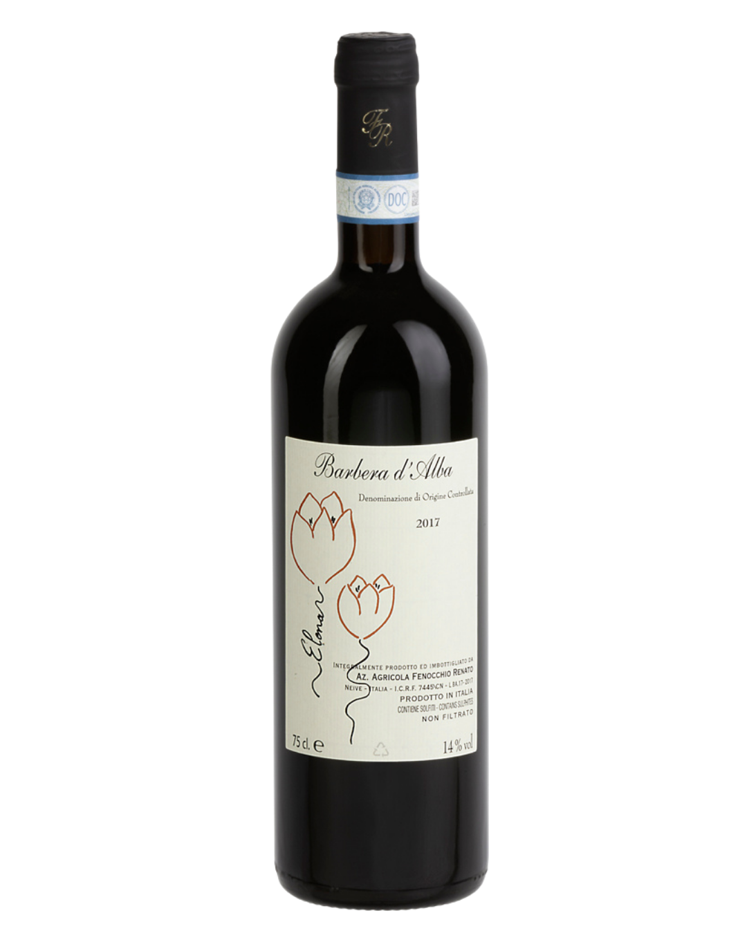 Barbera D'Alba Elena doc 2024. Renato Fenocchio