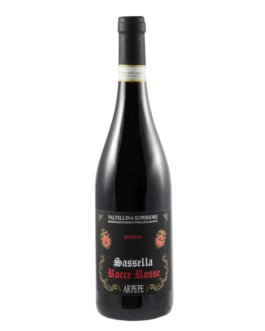 Sassella Rocce Rosse Valtellina Superiore Riserva docg 2018. Arpepe