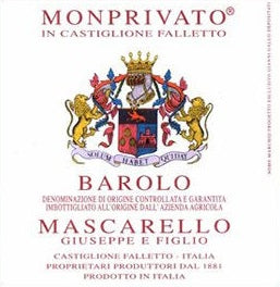Barolo Monprivato docg 2021. Mascarello Giuseppe e Figlio